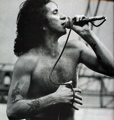 Bon Scott of AC/DC